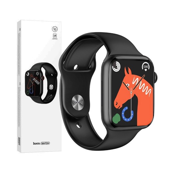 Hoco Sports Smartwatch Y12 Ultra (Call Version) 1.96" Black